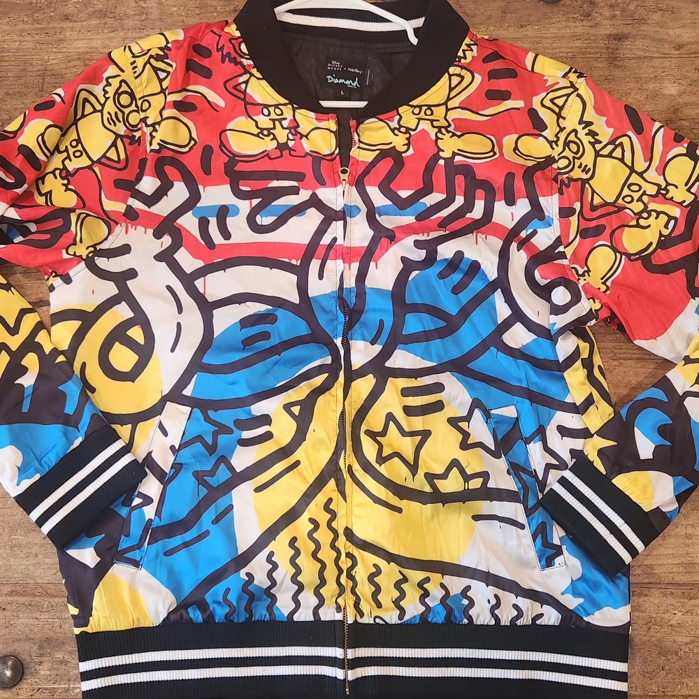 Diamond Supply Co. Multicolor Graphic Jacket